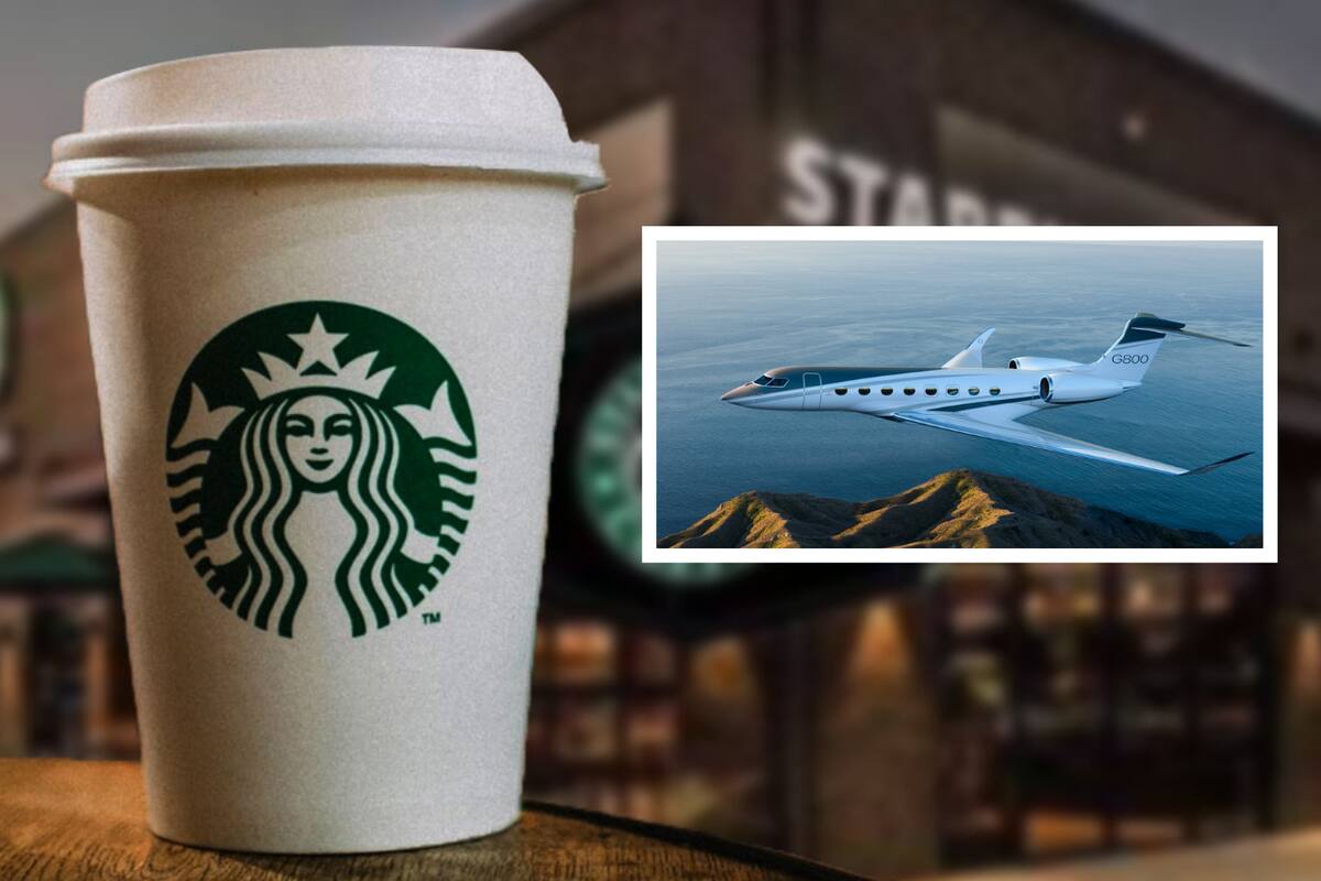 ¡De su casa a la oficina! El impacto viajes del nuevo jet del CEO de Starbucks