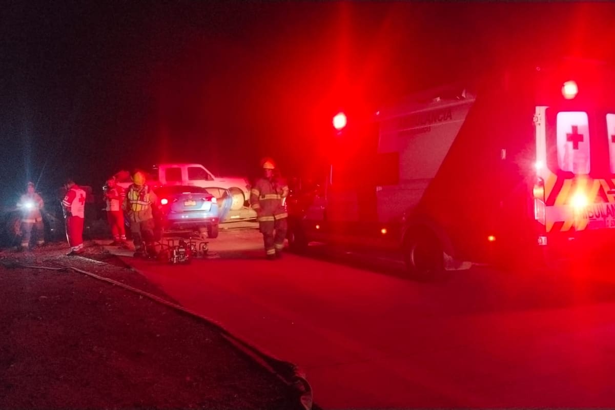 Accidente fatal en la carretera Hermosillo-Guaymas