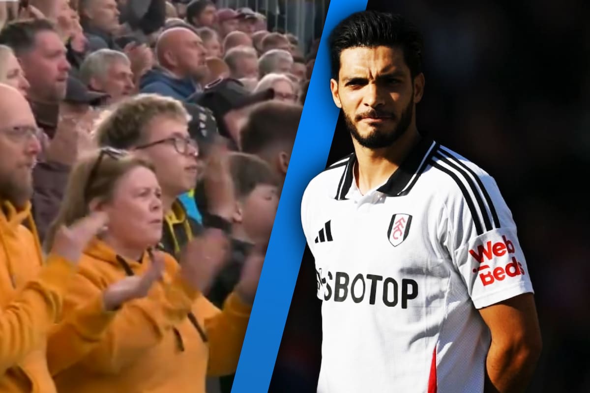 Ovación para Raúl Jiménez en el Wolves vs Fulham