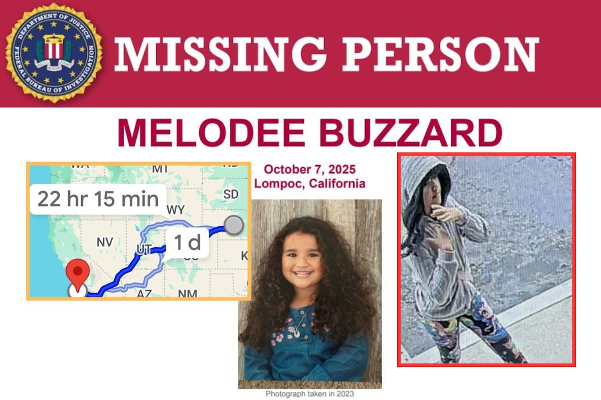 Desaparición de Melodee Buzzard: El misterioso caso de la niña de 9 años que viajó con su madre y no regresó