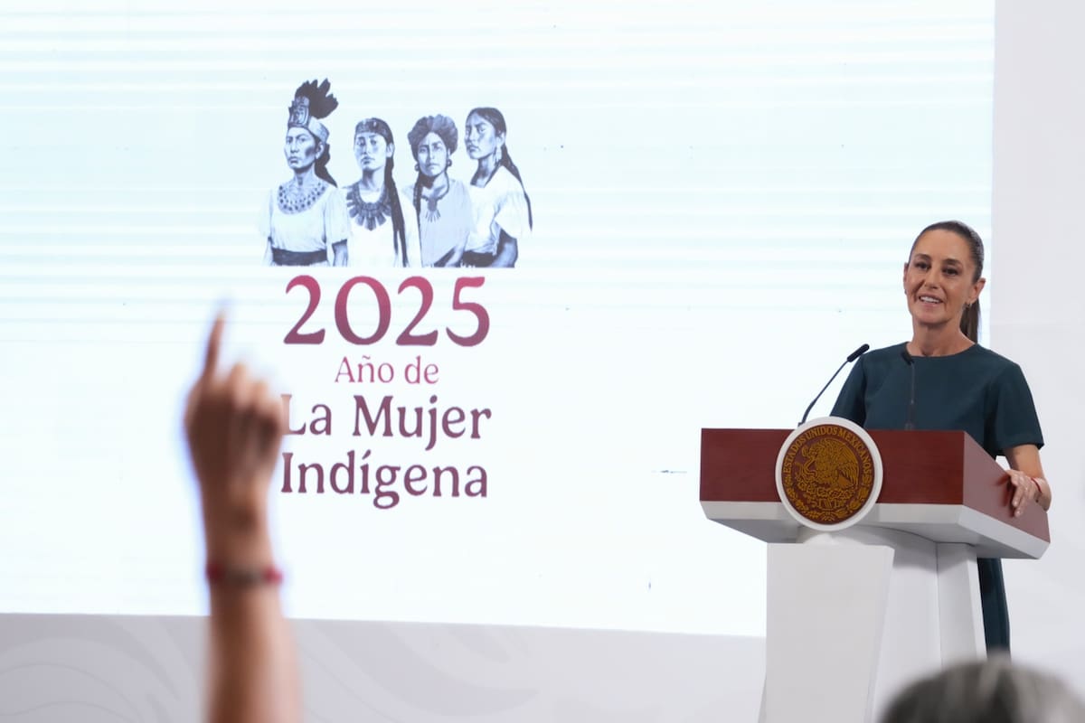 La presidenta Claudia Sheinbaum Pardo en su "Conferencia del Pueblo" del 16 de mayo del 2025. | Crédito: Presidencia
