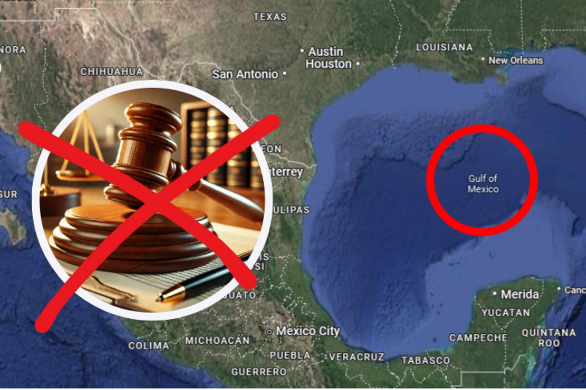 “No corresponde a la justicia federal” Juez rechaza demanda de México contra Google por cambio de nombre del Golfo de México
