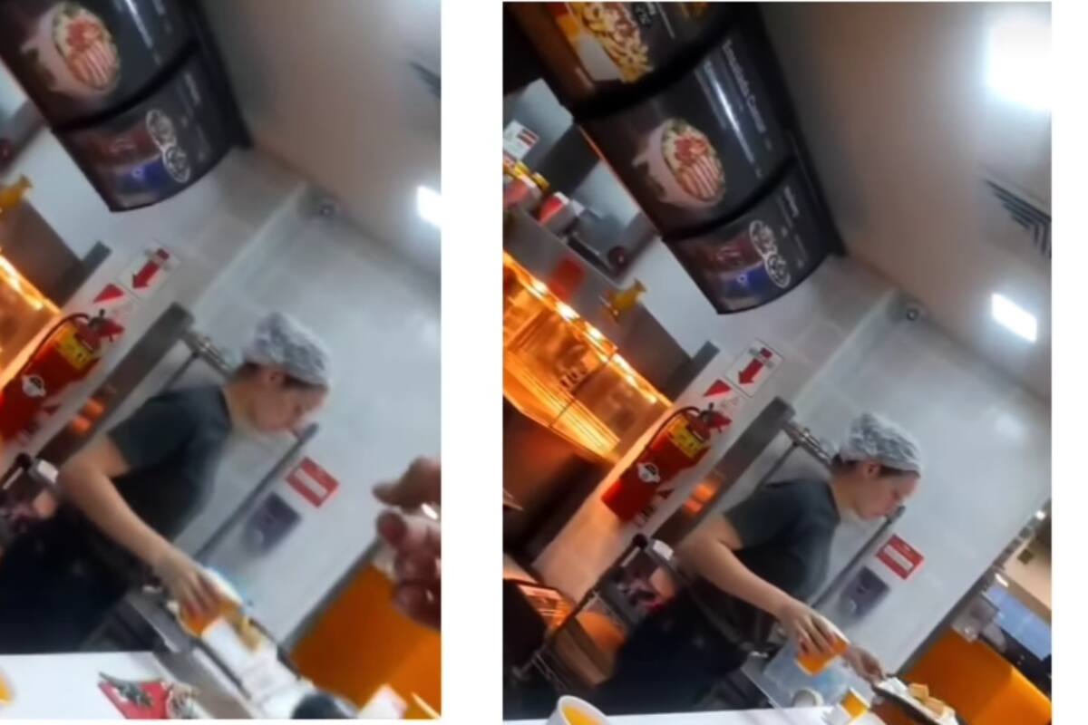 Hombre arremete contra empleados de comida rápida por dejarle todo el trabajo a una sola mujer