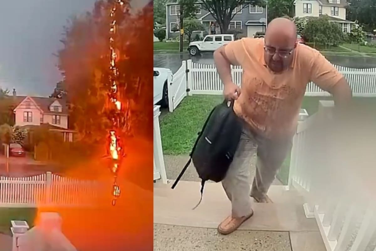 Hombre sobrevive a un rayo en Staten Island y vuelve a caminar en segundos