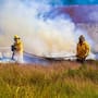 Servicios de Bomberos de Cajeme aumentan hasta 40% en 2026; 7 de cada 10 son por incendios de pasto seco y casas abandonadas