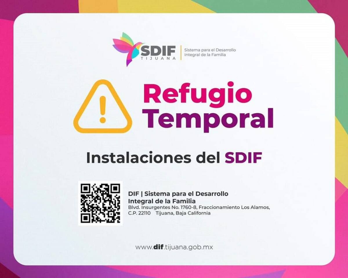 Refugio del SDIF.