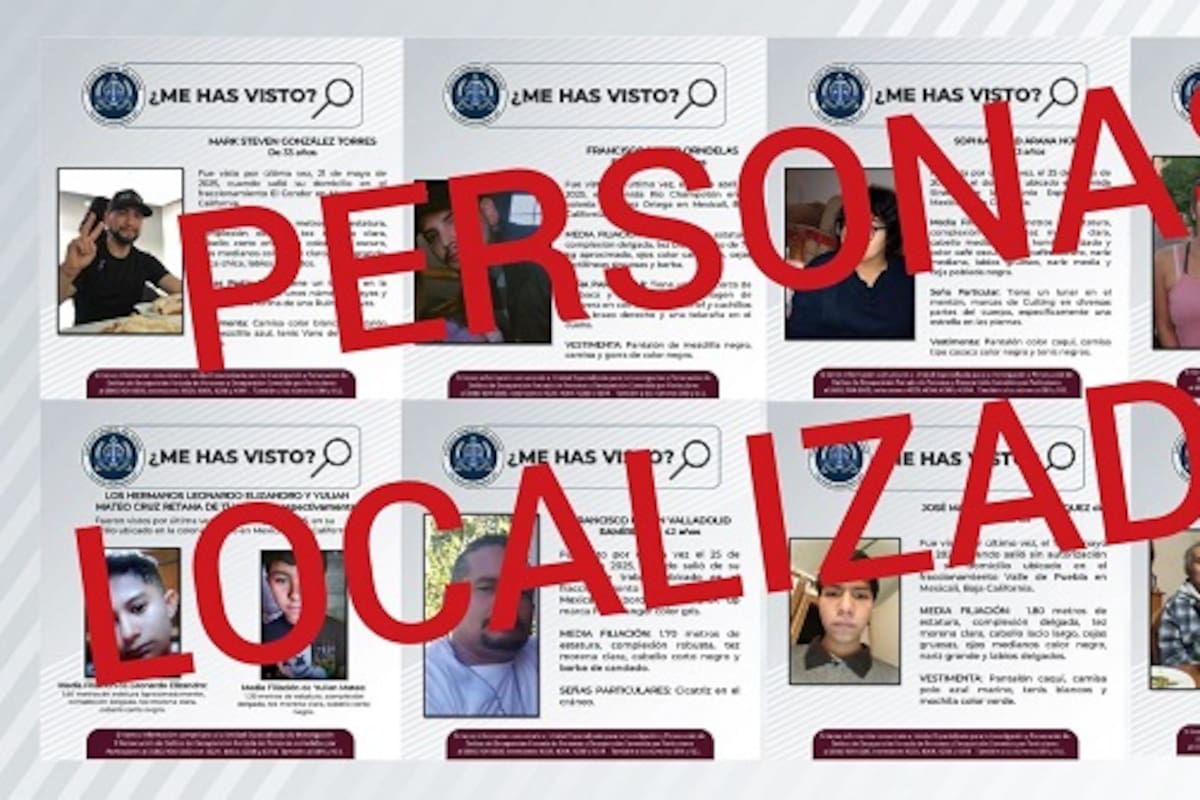 Localizan a nueve personas con reporte de búsqueda en Mexicali