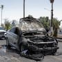 Se incendia carro y conductora sale ilesa
