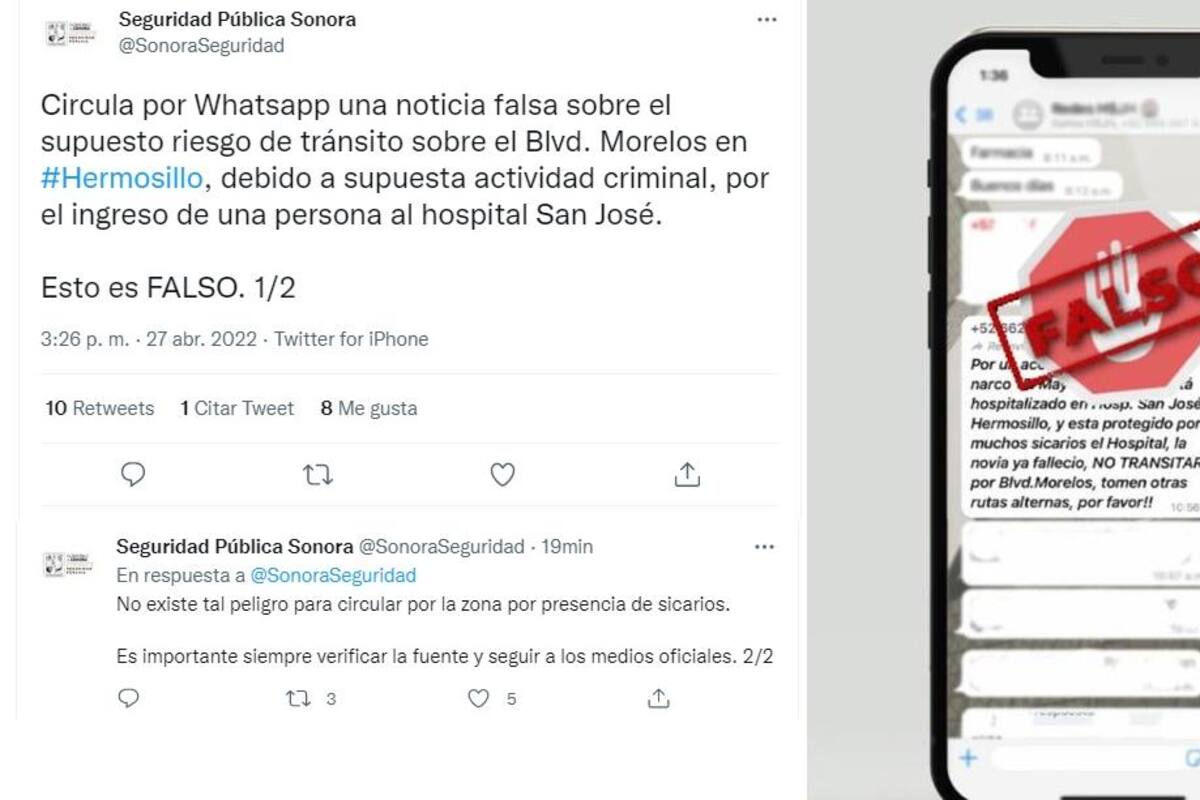 SSP Sonora descarta riesgos por supuesta actividad criminal en hospital de Hermosillo
