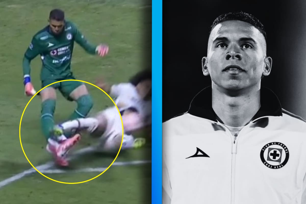 Kevin Mier, portero de Cruz Azul, sufre fractura en la tibia y estará fuera todo lo que resta del 2025