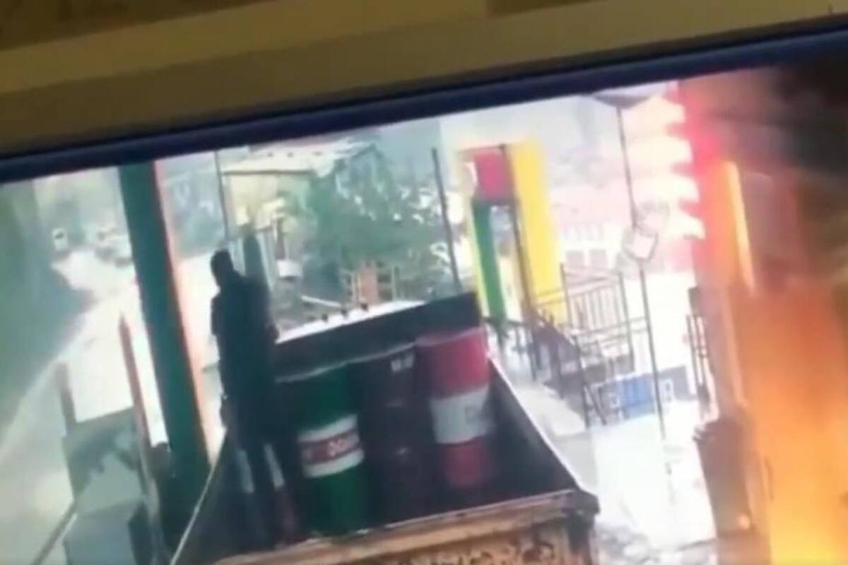 Hombre casi muere aplastado por una piedra