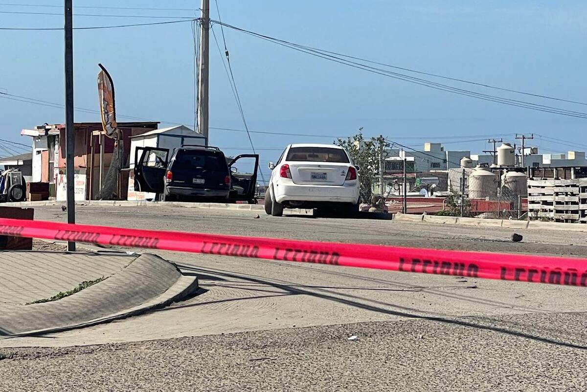 El asesinato ocurrió hacia las 9:00 horas de este martes sobre la calle Bosque de Rosarito.