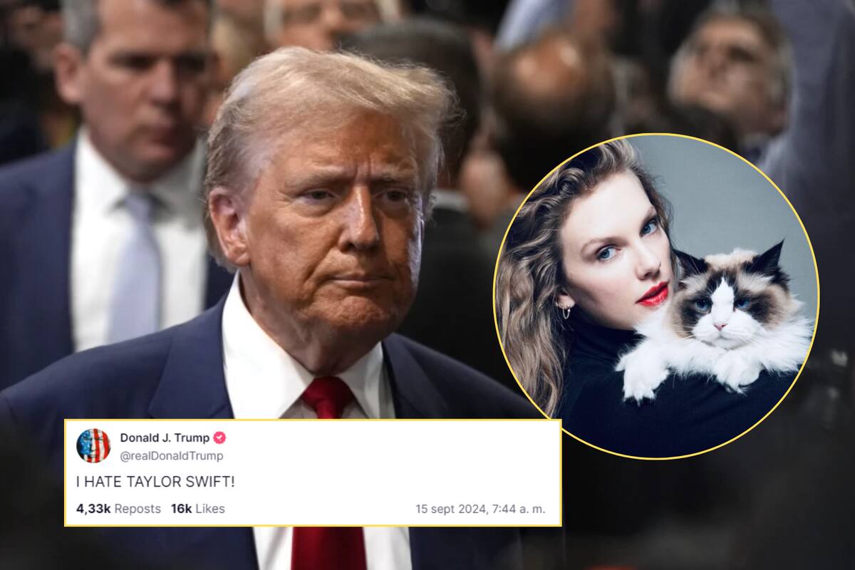 Donald Trump explota en redes: “ODIO A TAYLOR SWIFT”