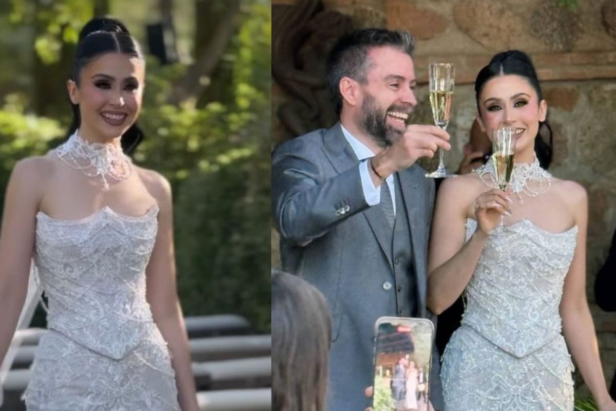 Lupita Villalobos deslumbra en su boda de ensueño en España