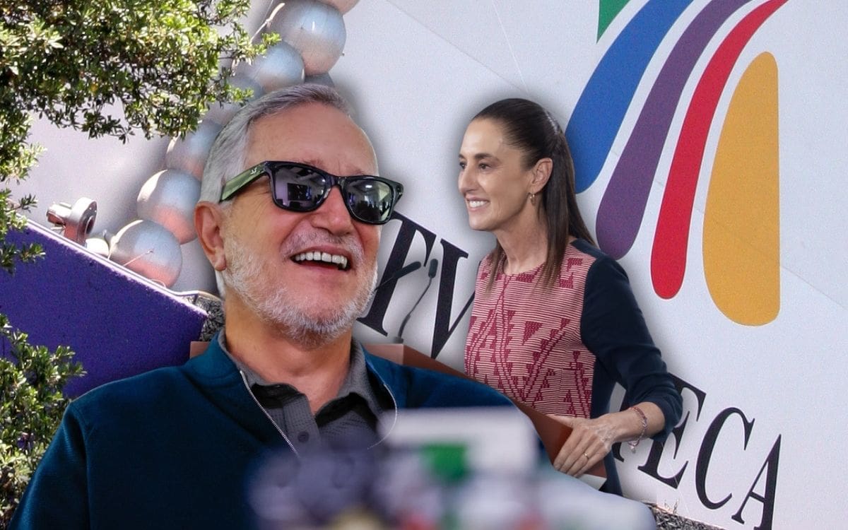 Sheinbaum y Salinas Pliego elevan el choque político tras llamado a no ver TV Azteca y acusaciones por campaña contra Morena. | Crédito: Presidencia/X @RicardoBSalinas/Banco digital GH