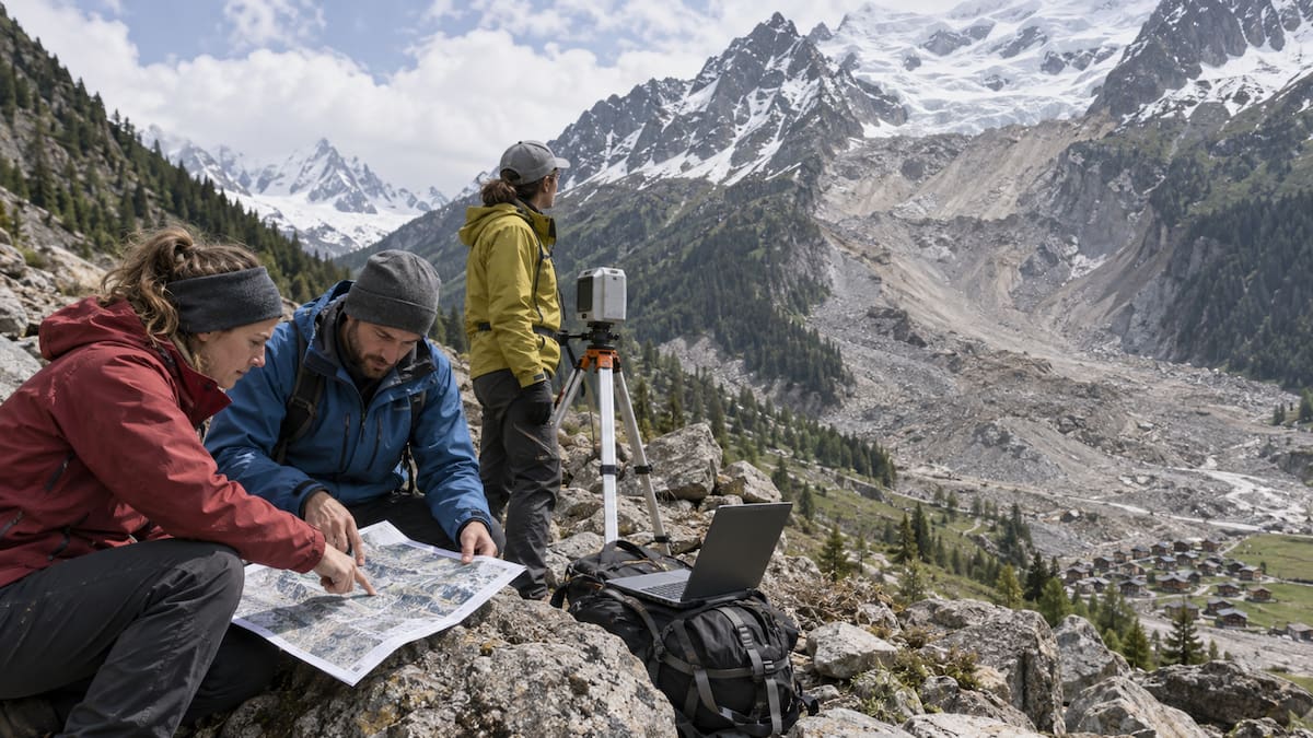 Los registros sísmicos de estaciones cercanas permitieron identificar cientos de desprendimientos durante las semanas previas a la avalancha principal. Foto: Ilustrativa/ChatGPT