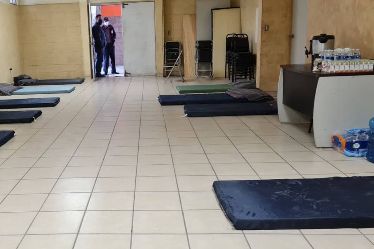 Quedan habilitados cinco albergues para proteger del frío y lluvia a personas en situación vulnerable