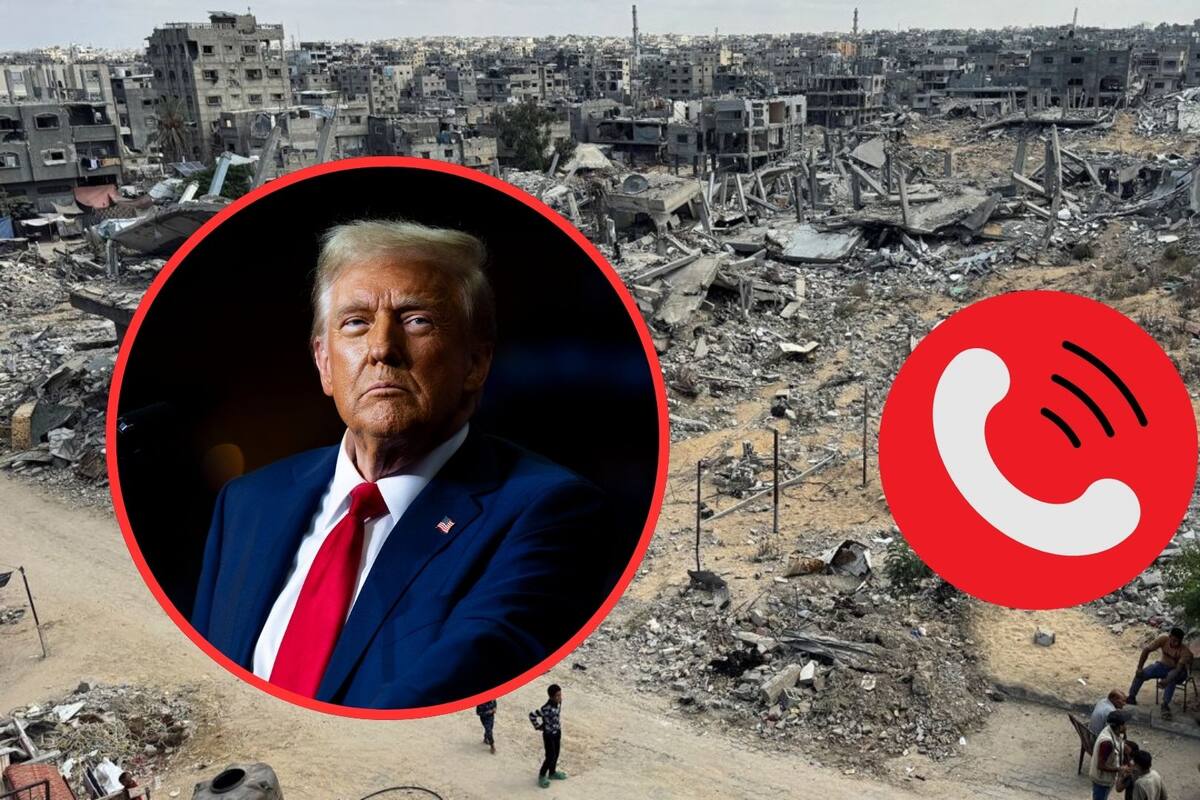 ¿El fin de la guerra? Trump hace llamada con presidente palestino para lograr la paz