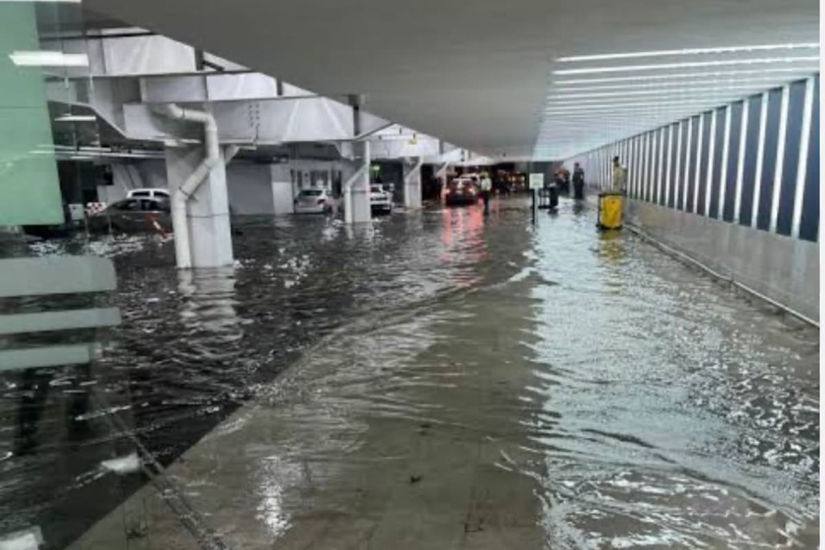 AICM en alerta por lluvias: cancelaciones y retrasos continúan