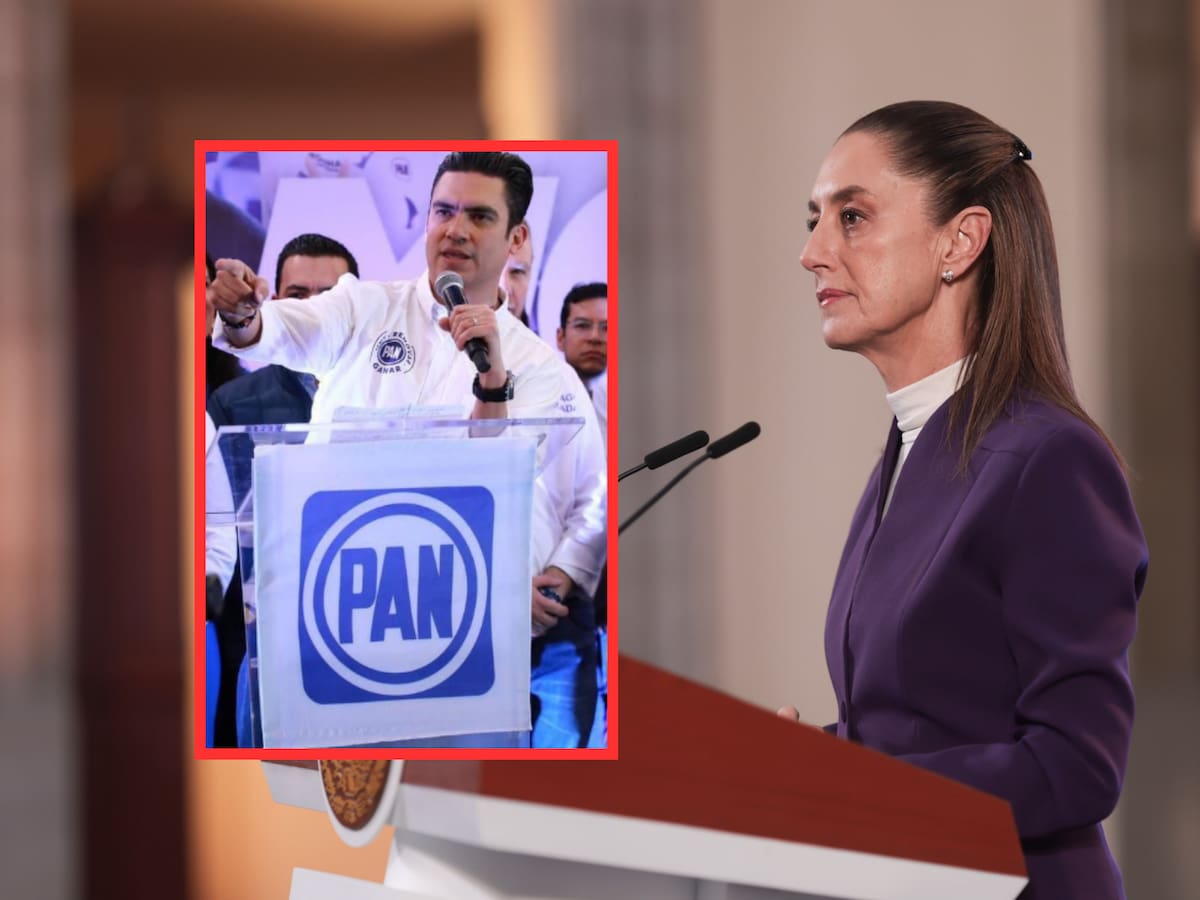 Jorge Romero quien resultó electo como el nuevo dirigente del PAN es señalado por Sheinbaum como el "jefe del Cártel Inmobiliario". | Crédito: Presidencia/X @JorgeRoHe