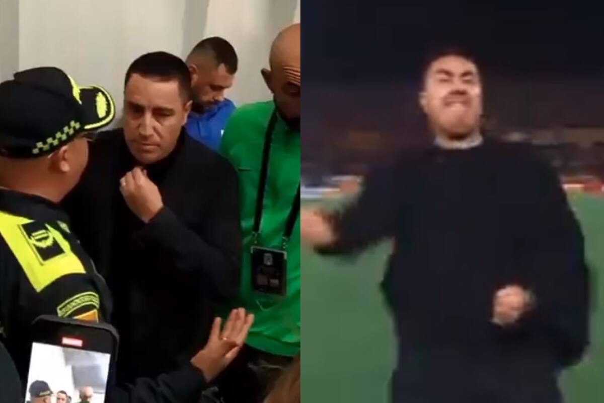 VIDEO | Efraín Juárez es detenido por polémico festejo tras clasificar a Atlético Nacional a la final