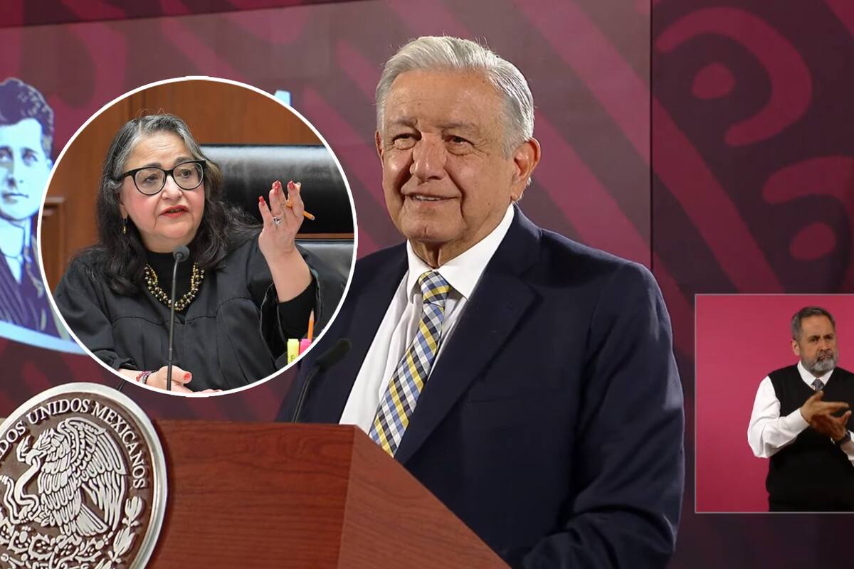 AMLO descarta reunión con ministra Piña por reforma al Poder Judicial y asigna a Segob