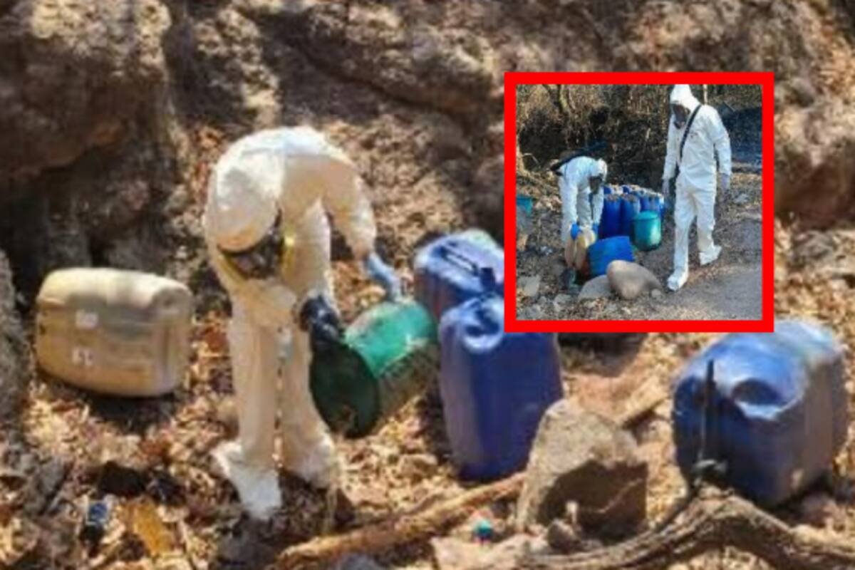 Ejército y autoridades desmantelan 10 laboratorios clandestinos en Culiacán y Cosalá