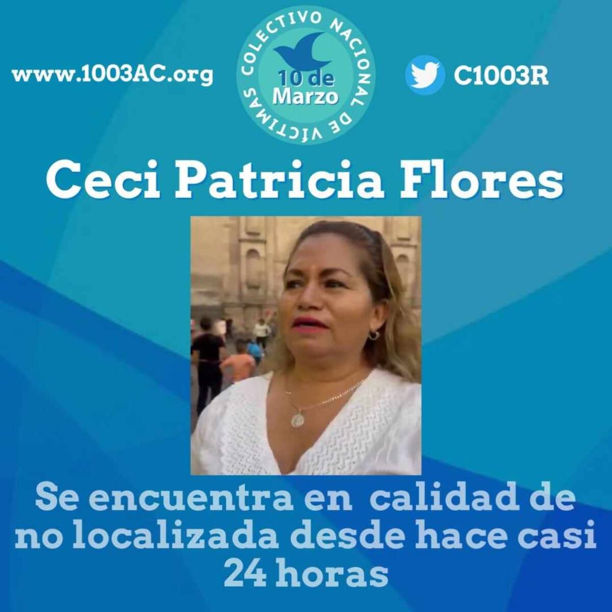 Reportan desaparición de la madre buscadora Ceci Flores, líder del colectivo de Sonora