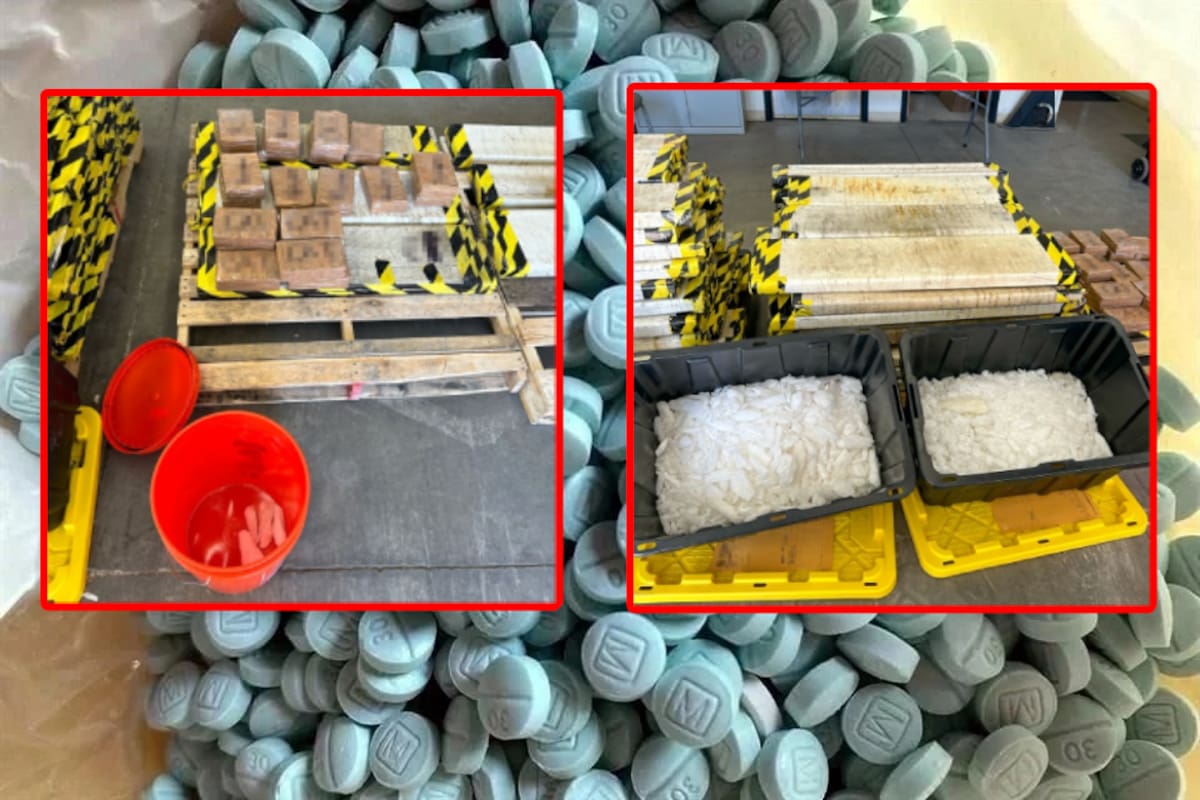 Arizona: El mega aseguramiento de metanfetamina y fentanilo del que poco se habló