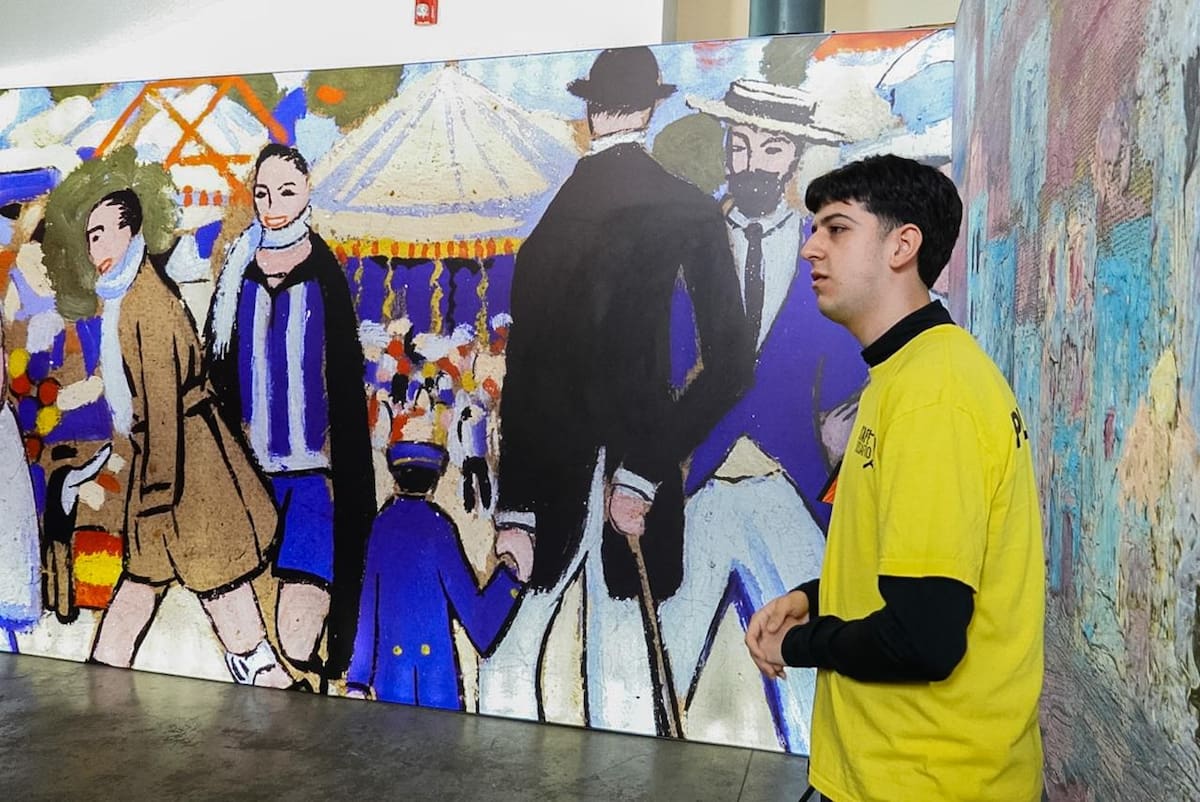 La exposición de Salvador Dalí en el CEART Tijuana combina reproducciones a gran formato, una sala inmersiva y experiencias de realidad virtual para acercar al público al universo creativo del artista español. Foto: Cortesía / Border Zoom