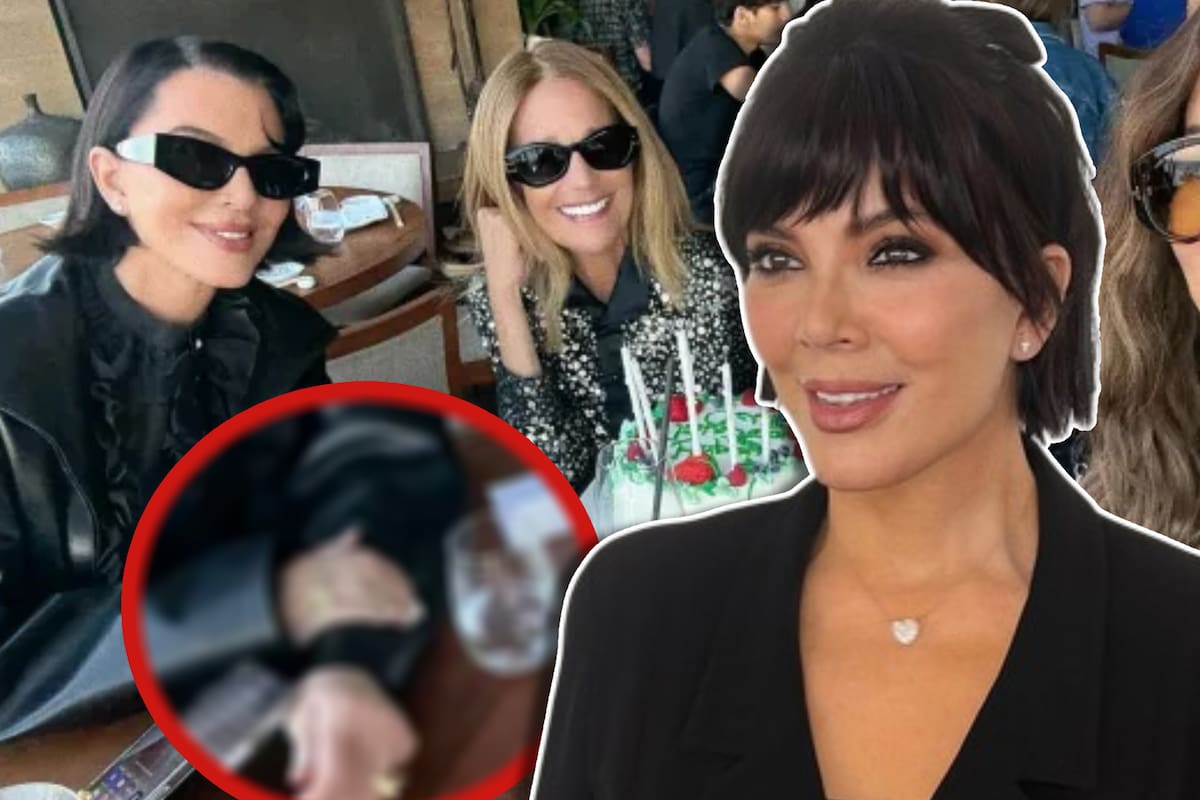Critican a Kris Jenner por foto retocada con un “error de Photoshop” que delata “su verdadera edad”