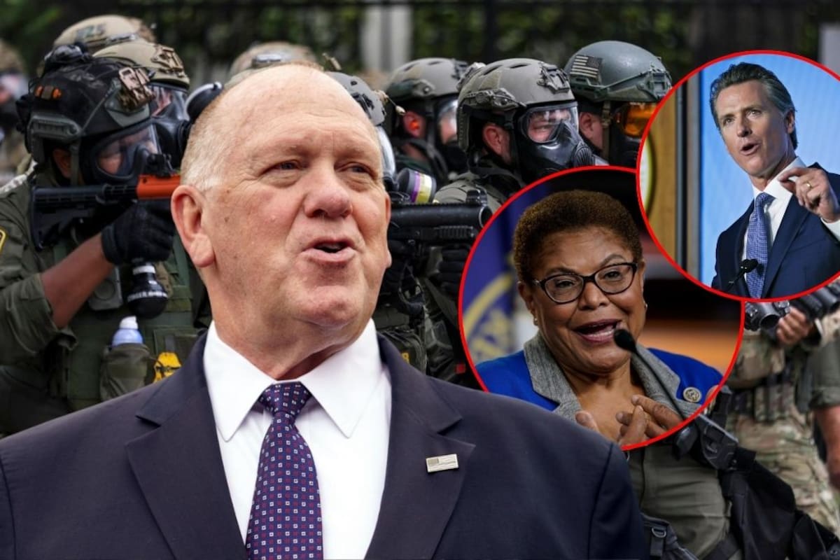 Tom Homan el ‘zar de la frontera’ podría arrestar a la alcaldesa de Los Ángeles y al gobernador Newsom por obstruir redadas migratorias del ICE