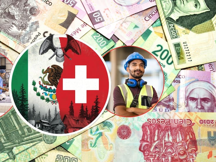 Un mexicano ganaría $9,158 pesos por 48 horas de trabajo en Suiza, frente a los $1,673 que recibe en México