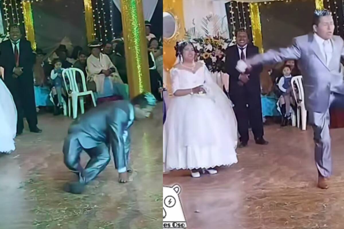 “Sacó los pasos prohibidos”: hombre se emociona en su boda y empieza a bailar de forma inusual frente a todos