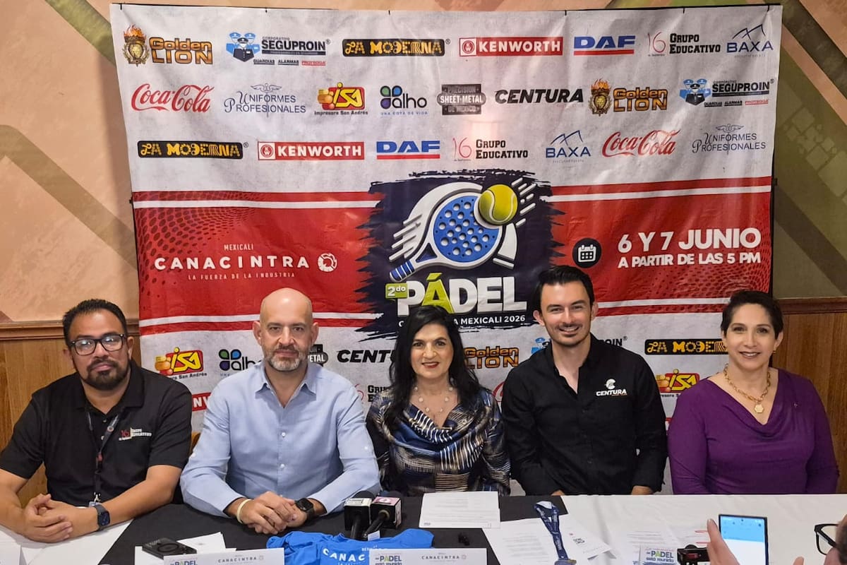 Canacintra invita a torneo de Pádel