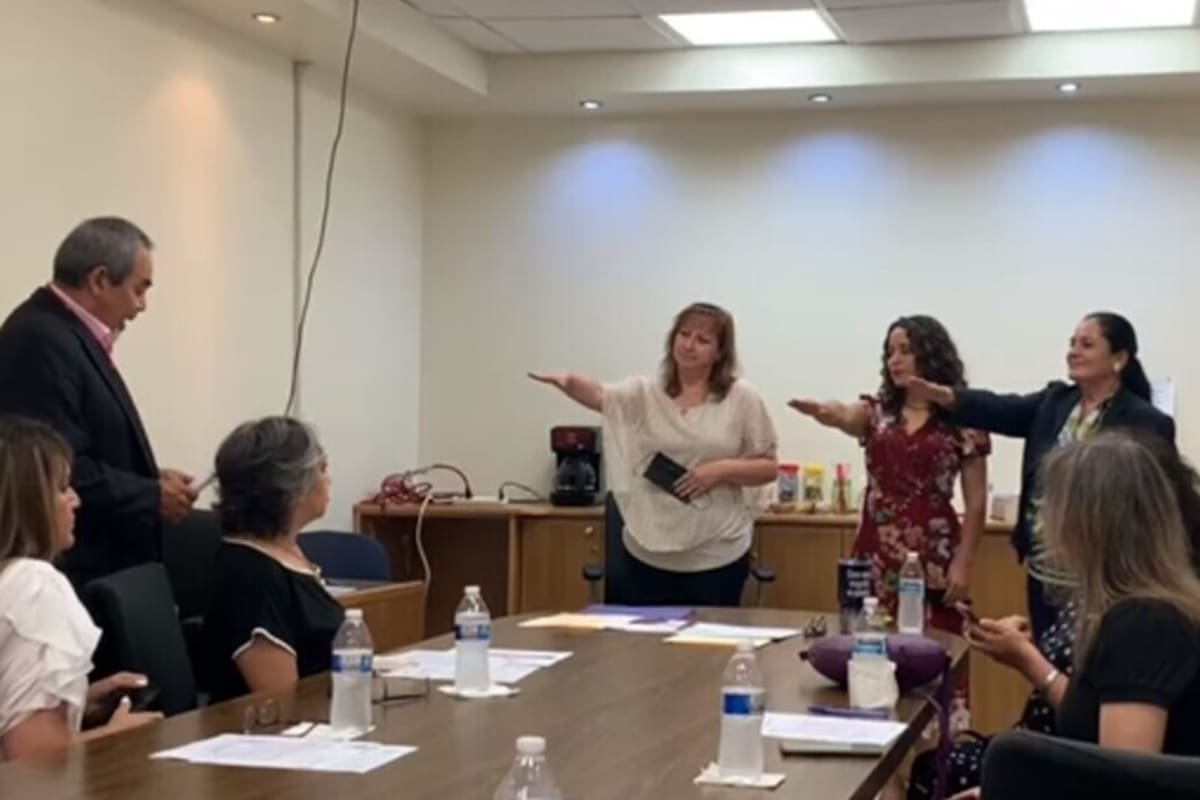 Relevo de directora en la Escuela Normal Fronteriza Tijuana