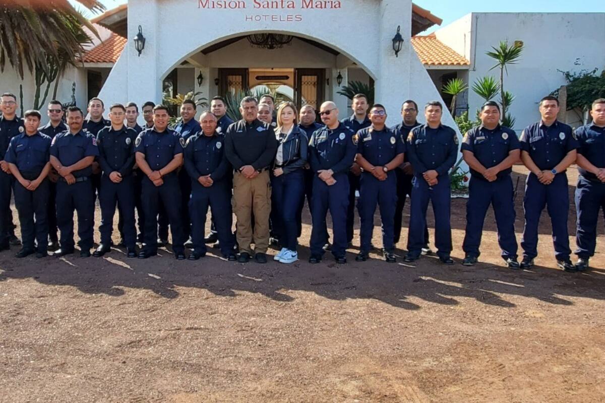 Inicia academia para personal de la Dirección de Bomberos de San Quintín