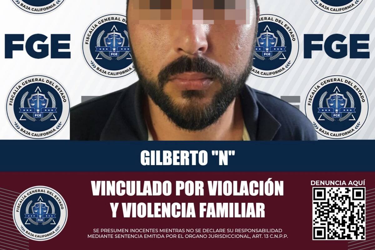 Dan prisión preventiva para acusado de violación y violencia familiar