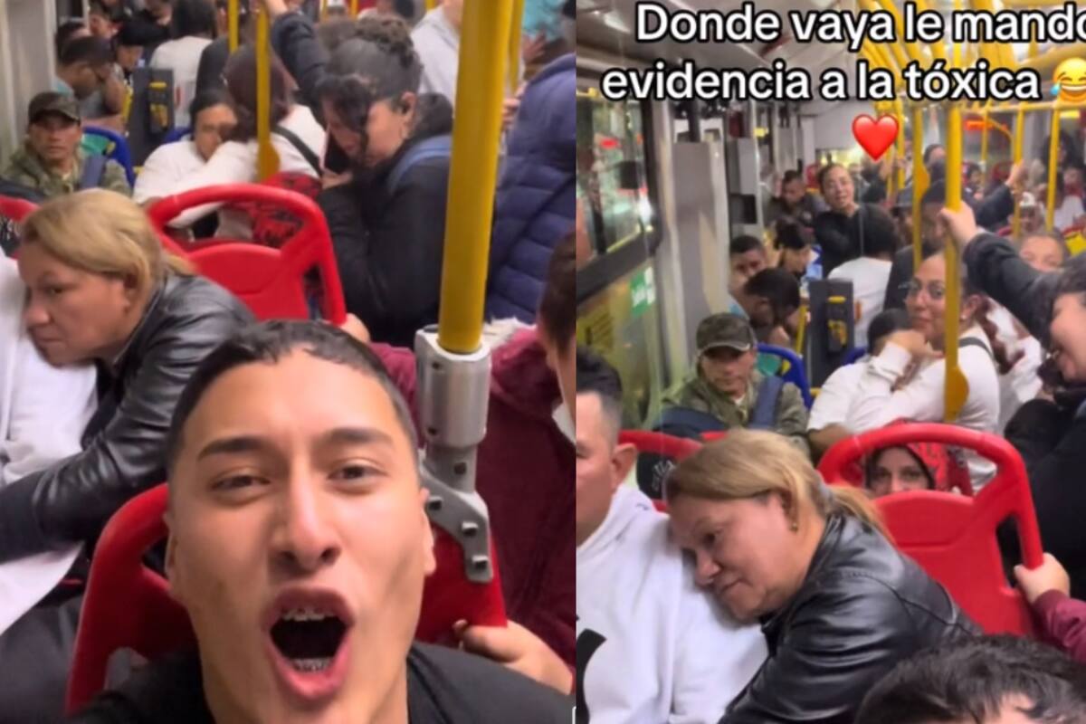 Hombre le manda un video a su novia en el camión como evidencia de que no está en otro lado: así reaccionaron