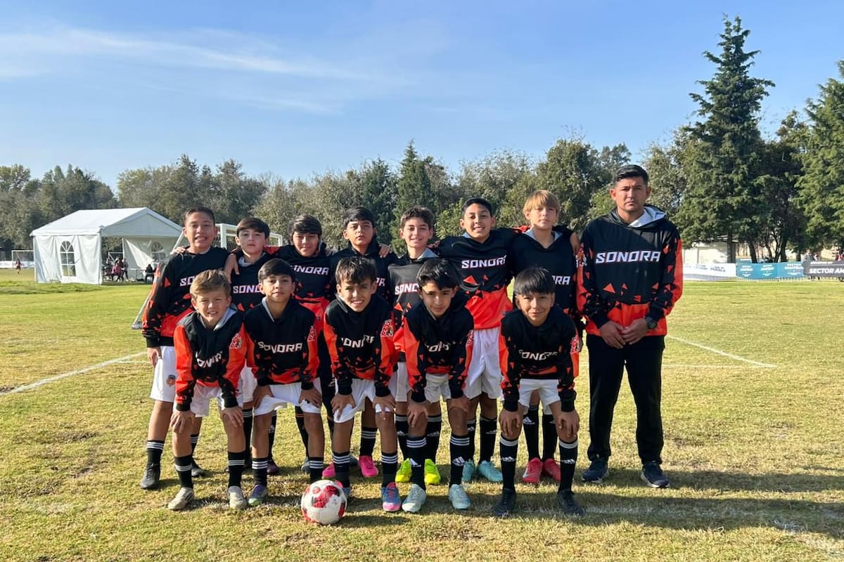 Brilla Sonora en el balompié: Selección Sub 11 alcanza el cuarto lugar nacional en el Campeonato de la FMF