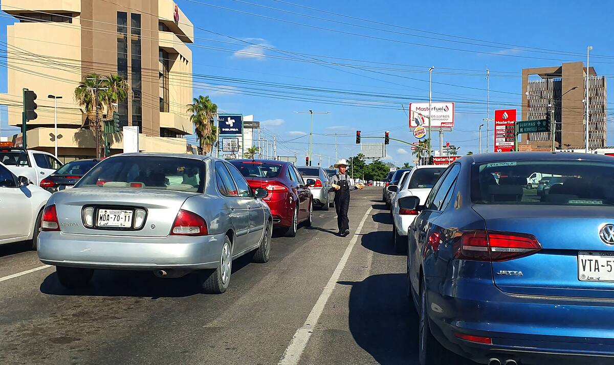 Crucero Solidaridad y Colosio en Hermosillo.