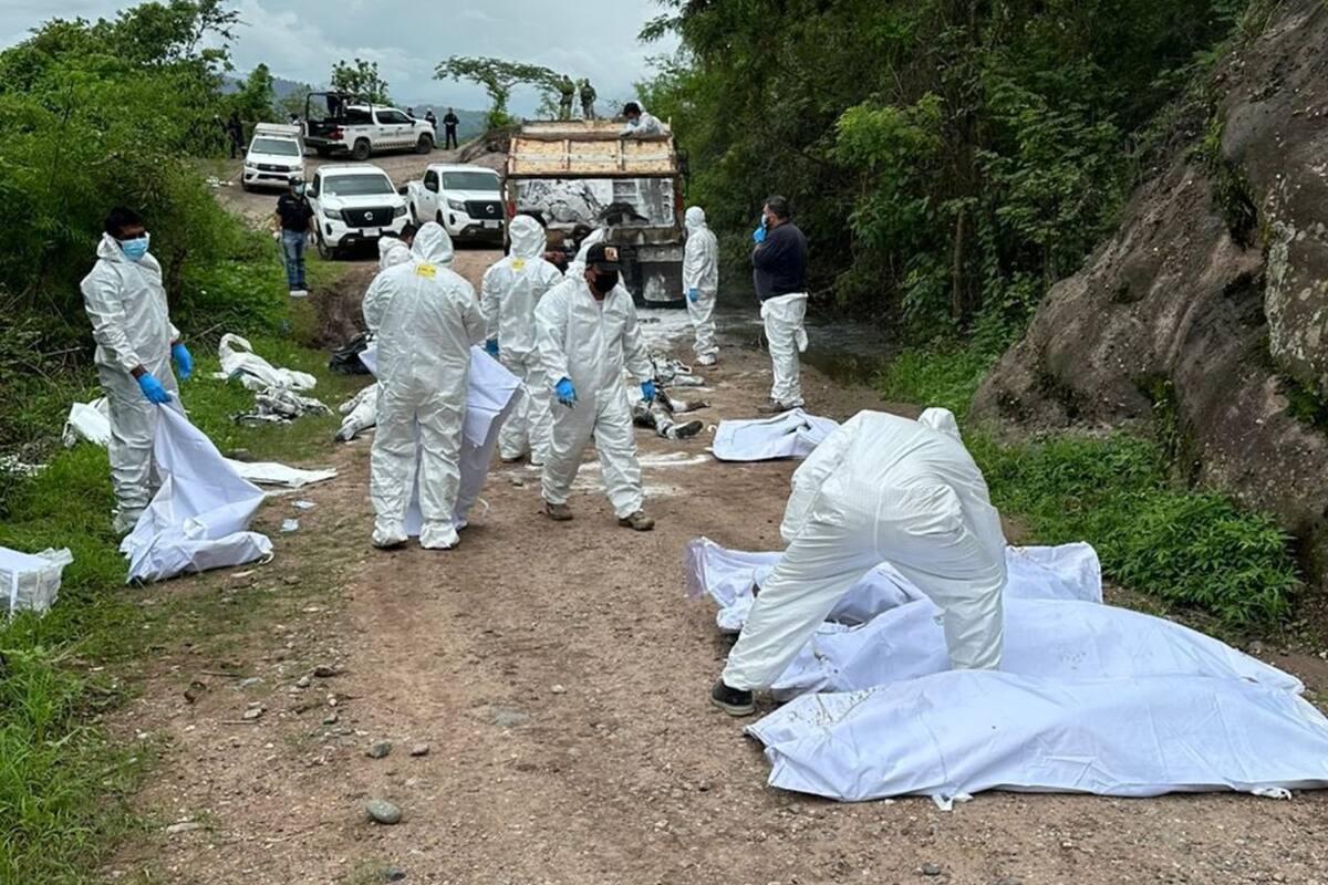 Encuentran 19 cuerpos tras enfrentamiento de carteles en La Concordia, Chiapas (Imagenes Fuertes)