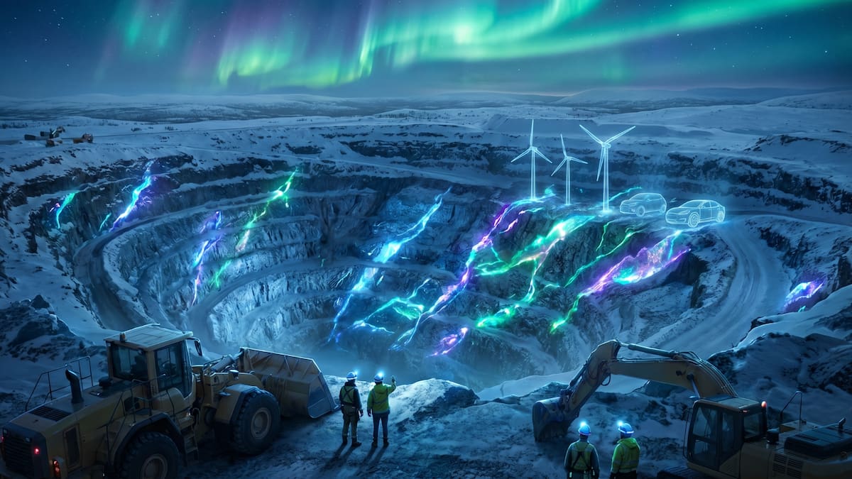 En Kiruna, Suecia, hay enterrado el mayor yacimiento de tierras raras de Europa valorado en 64,000 millones de euros y sin él no habría suficientes motores para autos eléctricos ni turbinas para energía eólica en el continente