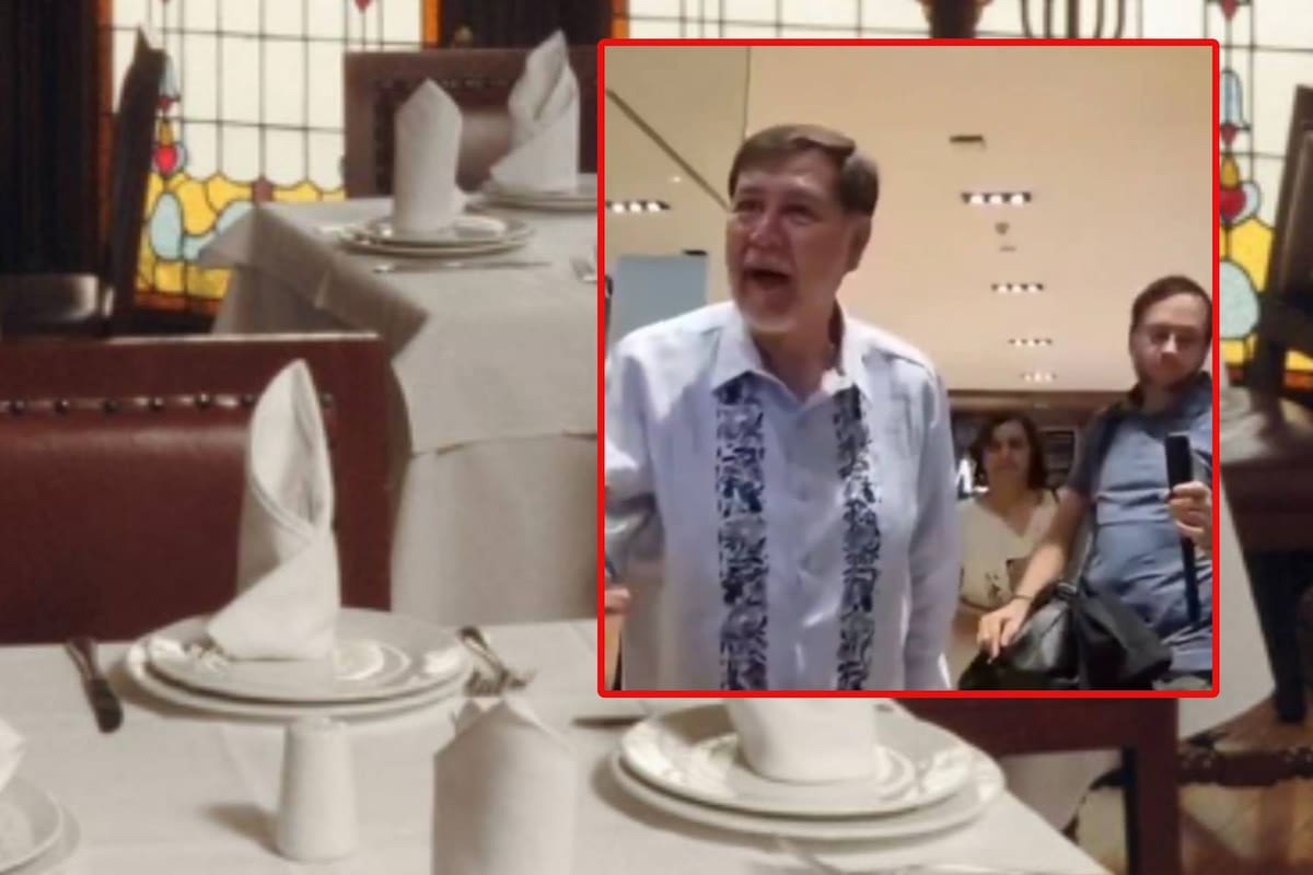 Gerardo Fernández Noroña es increpado en restaurante de CDMX y responde tras gritos de “fuera” y “narco”