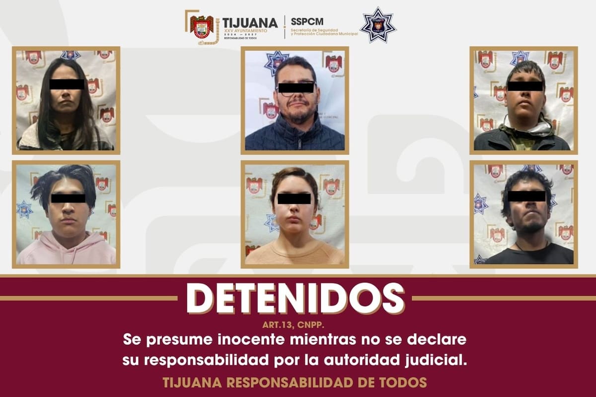 Detienen a seis personas armadas en distintos puntos de la ciudad