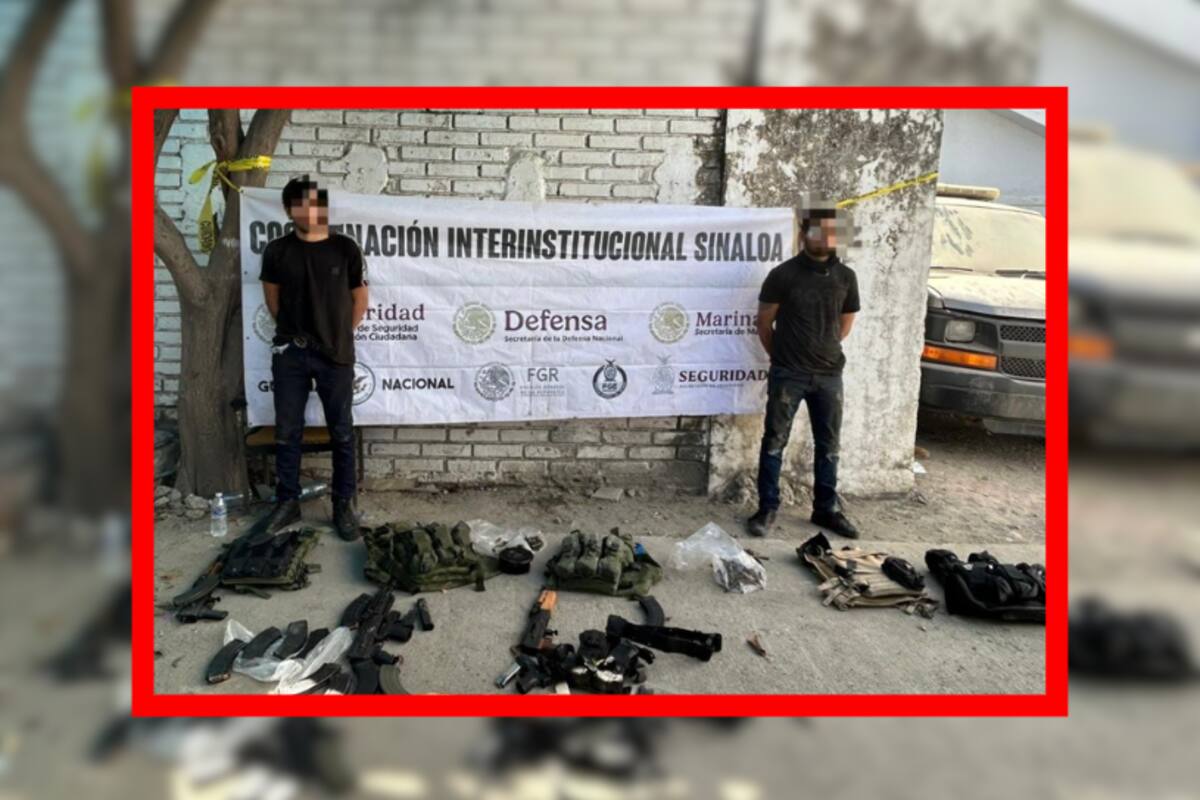 Fuerzas federales aseguran armas, vehículos y detienen a 3 personas en Mazatlán