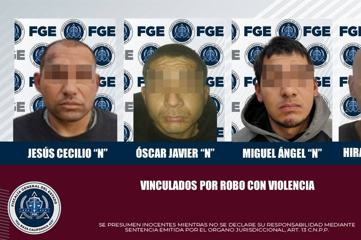 Imputados por robos con violencia quedan en prisión preventiva