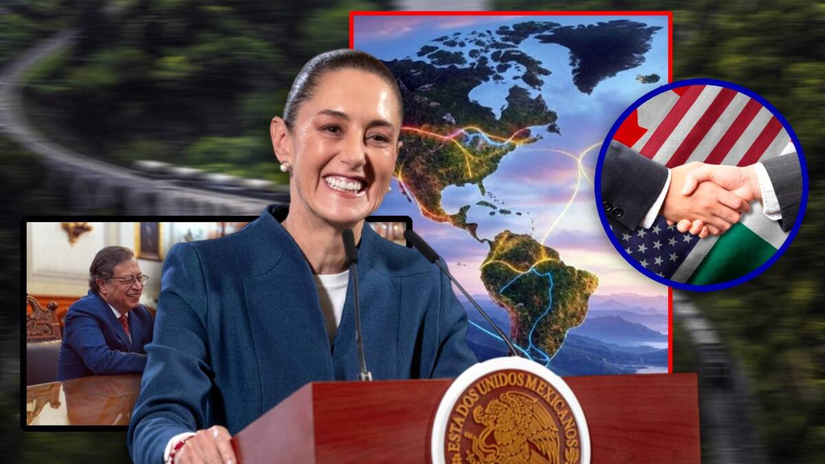 Sheinbaum plantea ampliar el T-MEC hacia el sur para hacer de América Latina una potencia. FOTO: Especial