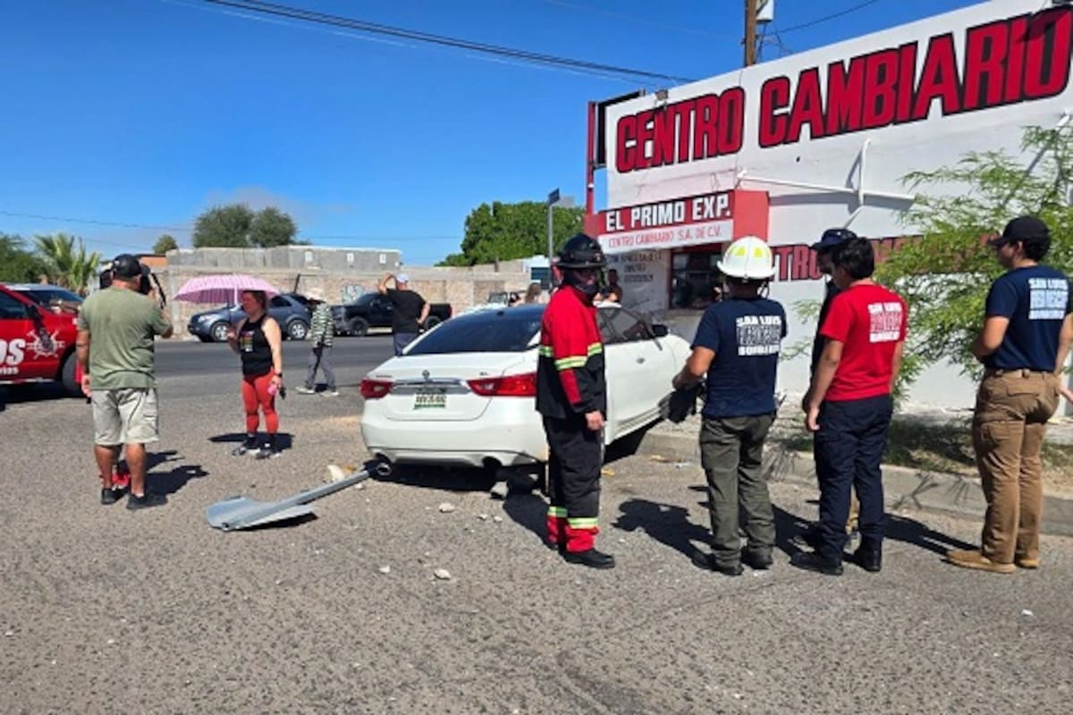 Conductor provoca choque, intenta huir y termina en fuerte accidente