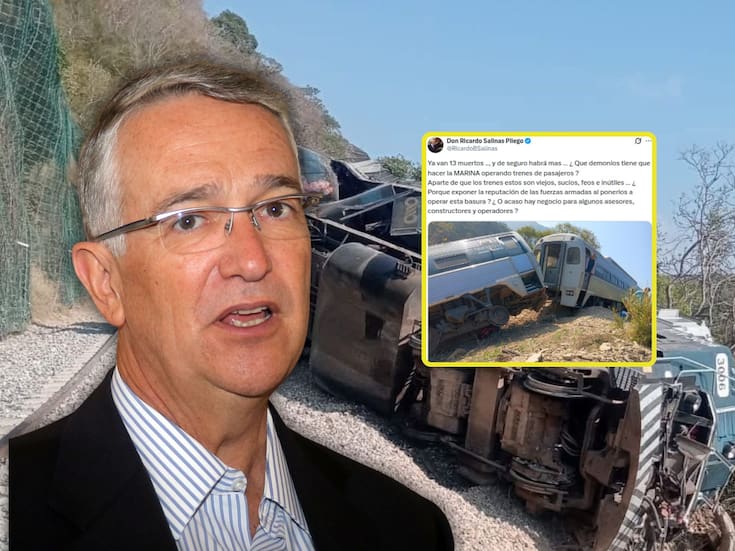 Ricardo Salinas Pliego acusa “corrupción” de los hijos de AMLO tras descarrilamiento del Tren Interoceánico en Oaxaca que dejó 13 muertos